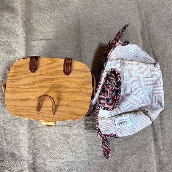 2004 Longaberger Kiddie Purse and Fabric Liner. - Picture 3 of 10